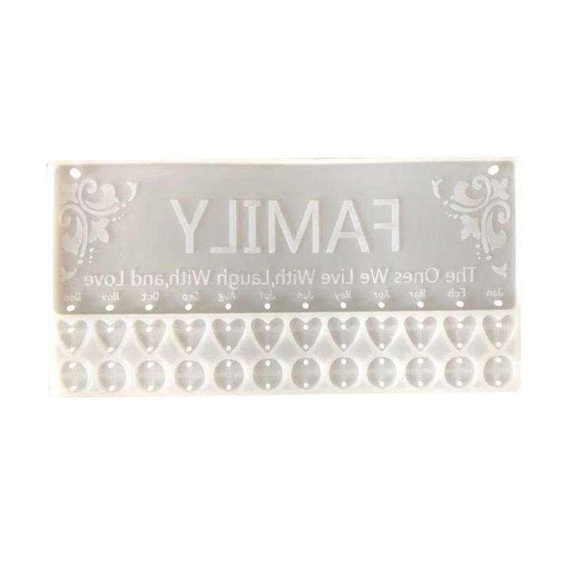 Love Heart Pendant Wall Calendar Silicone Mold Wall Listed Casting Mold Handicrafts Home Decorations Crystal Epoxy Mold
Love Heart Pendant Wall Calendar Silicone Mold Wall Listed Casting Mold Handicrafts Home Decorations Crystal Epoxy Mold