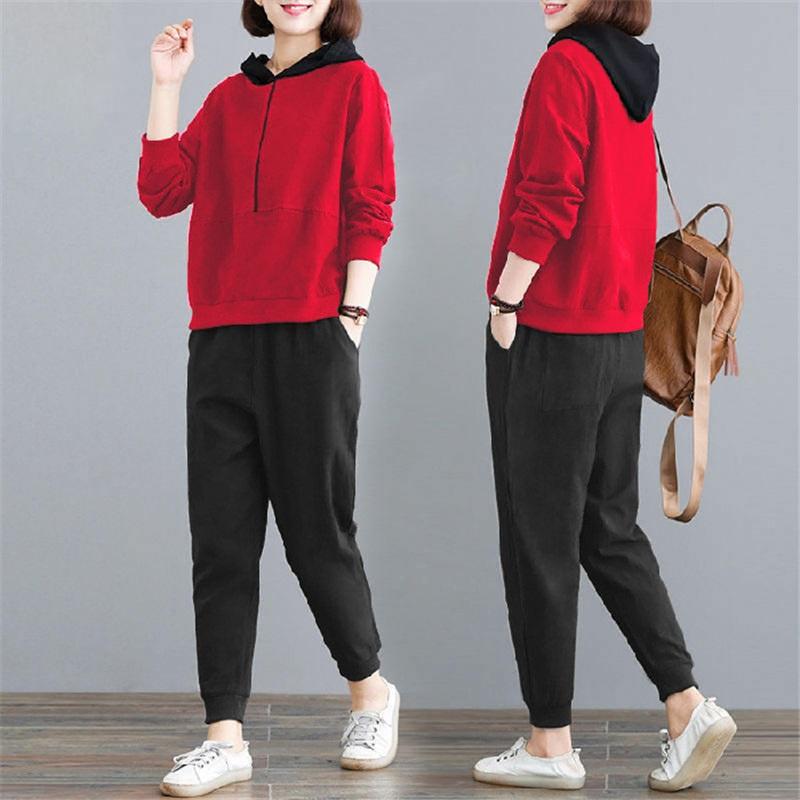 Women s Autumn Winter Hoodie & Pants 2-Piece Casual Loungewear Set XXXL червоний
Women s Autumn Winter Hoodie & Pants 2-Piece Casual Loungewear Set XXXL червоний