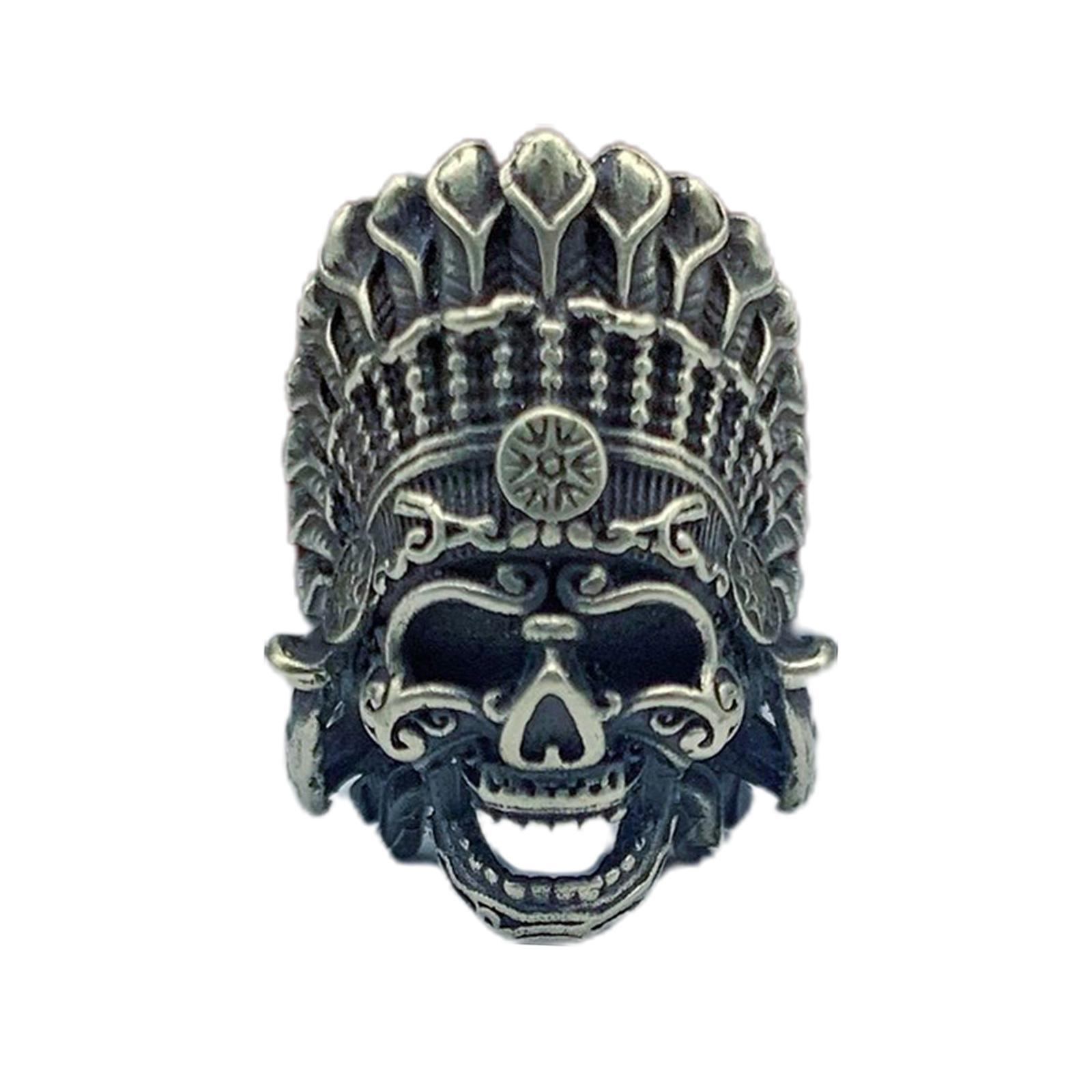 Tribal Chief Skull Knife Lanyard Beads Vintage Skull Paracord Beads Coppers Charm Beads DIY Paracord Accessories медный/белый
Tribal Chief Skull Knife Lanyard Beads Vintage Skull Paracord Beads Coppers Charm Beads DIY Paracord Accessories медный/белый
