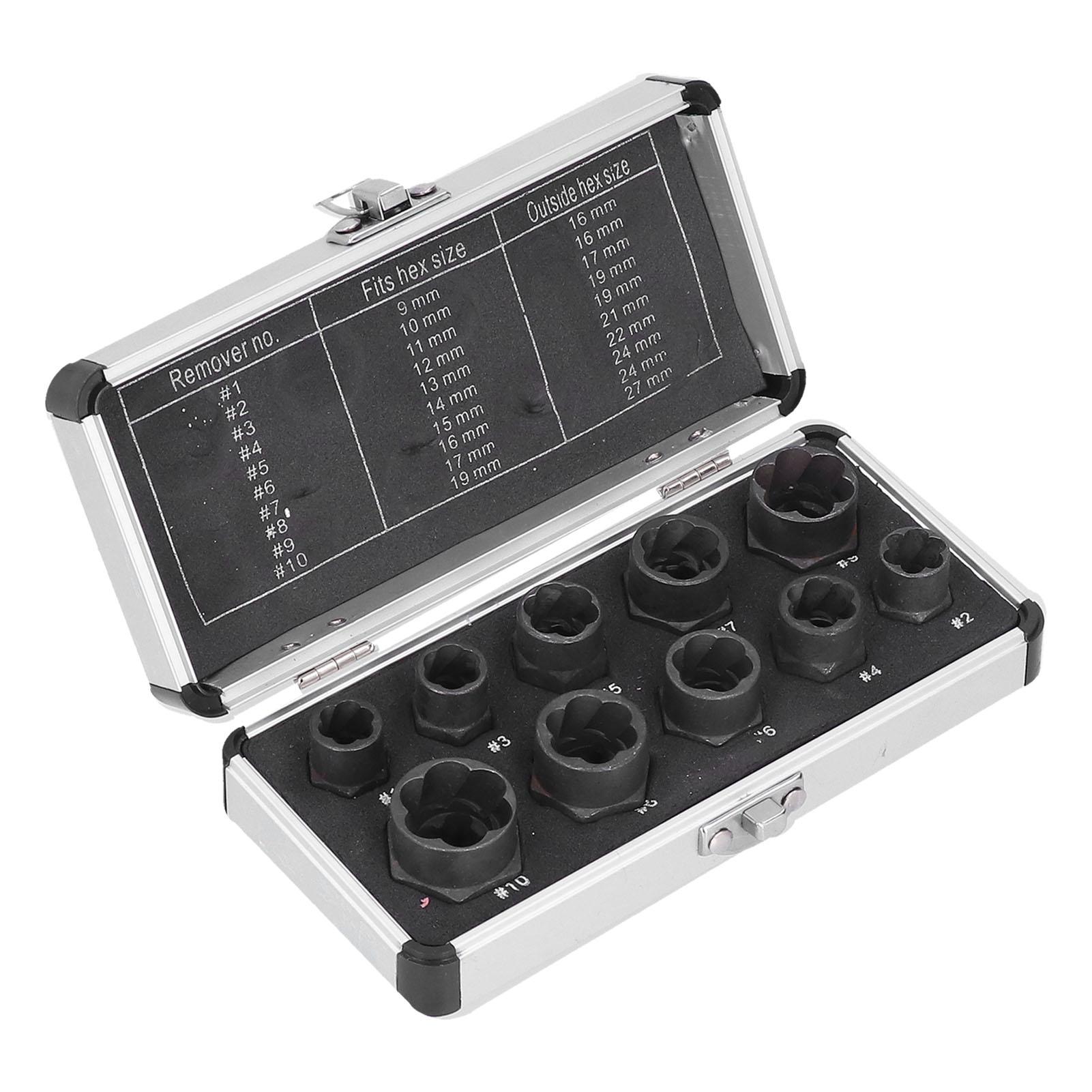 Экстракторы гаек и болтов Ржавые Поврежденные Сорванные Детали Съемник Головок Набор Инструментов для Извлечения Высокий Стиль