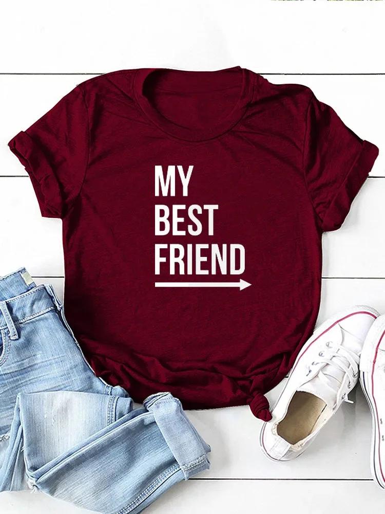 My Best Friend Arrow Print Women T Shirt Short Sleeve O Neck Loose Women Tshirt Ladies Tee Shirt Tops Camisetas Mujer XXXL небо синє кольору
My Best Friend Arrow Print Women T Shirt Short Sleeve O Neck Loose Women Tshirt Ladies Tee Shirt Tops Camisetas Mujer XXXL небо синє кольору
