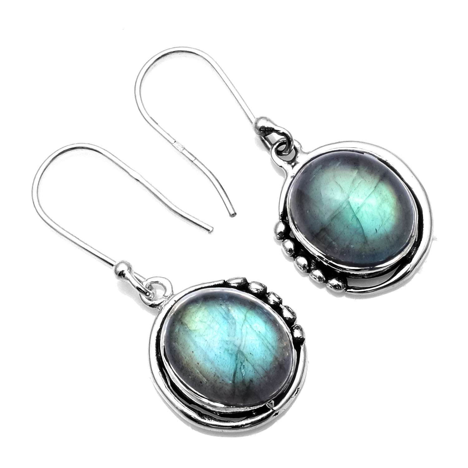 Labradorite Gemstone Earrings Solid 925 Sterling Silver Handmade Earrings Jewelry Gift For Women And Girls E-1262
Labradorite Gemstone Earrings Solid 925 Sterling Silver Handmade Earrings Jewelry Gift For Women And Girls E-1262