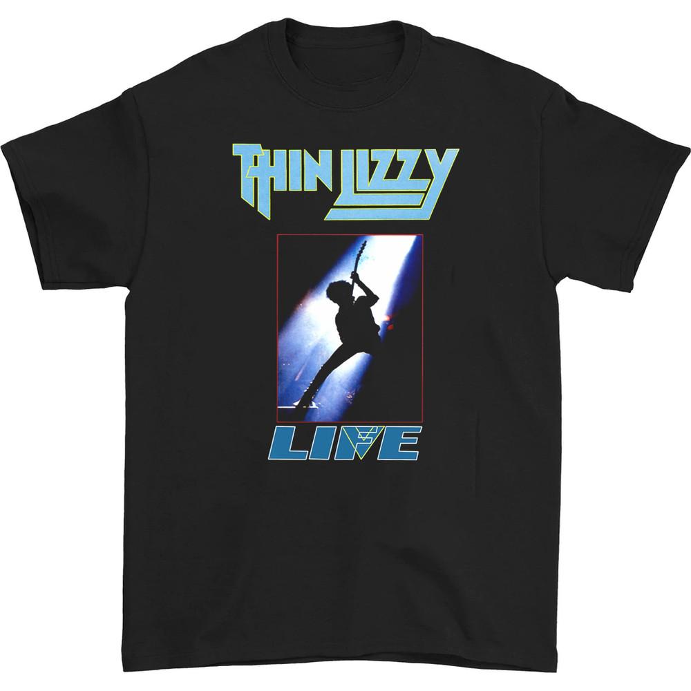 Thin Lizzy Live Men Tshirt Black Short Sleeve Unisex Tee All Sizes S4XL Unisex T-Shirt XXL
Thin Lizzy Live Men Tshirt Black Short Sleeve Unisex Tee All Sizes S4XL Unisex T-Shirt XXL