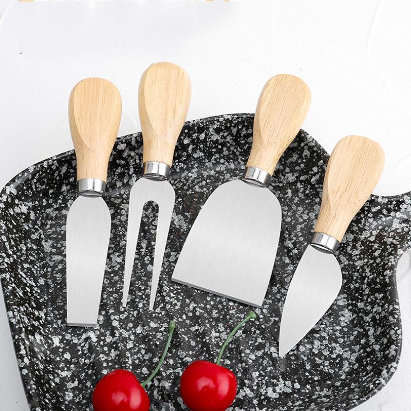 Новый нож для сыра из нержавеющей стали из четырех частей, сыр, масло, пицца, сливочное масло, деревянная ручка, сырный нож и вилка, портативный
Новый нож для сыра из нержавеющей стали из четырех частей, сыр, масло, пицца, сливочное масло, деревянная ручка, сырный нож и вилка, портативный