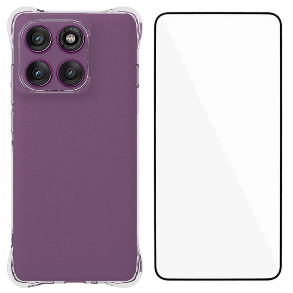 For Motorola Edge 60 Pro 5G Case WANLONFENG WL Series 2.0mm TPU Phone Cover with Tempered Glass Film Transparent
For Motorola Edge 60 Pro 5G Case WANLONFENG WL Series 2.0mm TPU Phone Cover with Tempered Glass Film Transparent