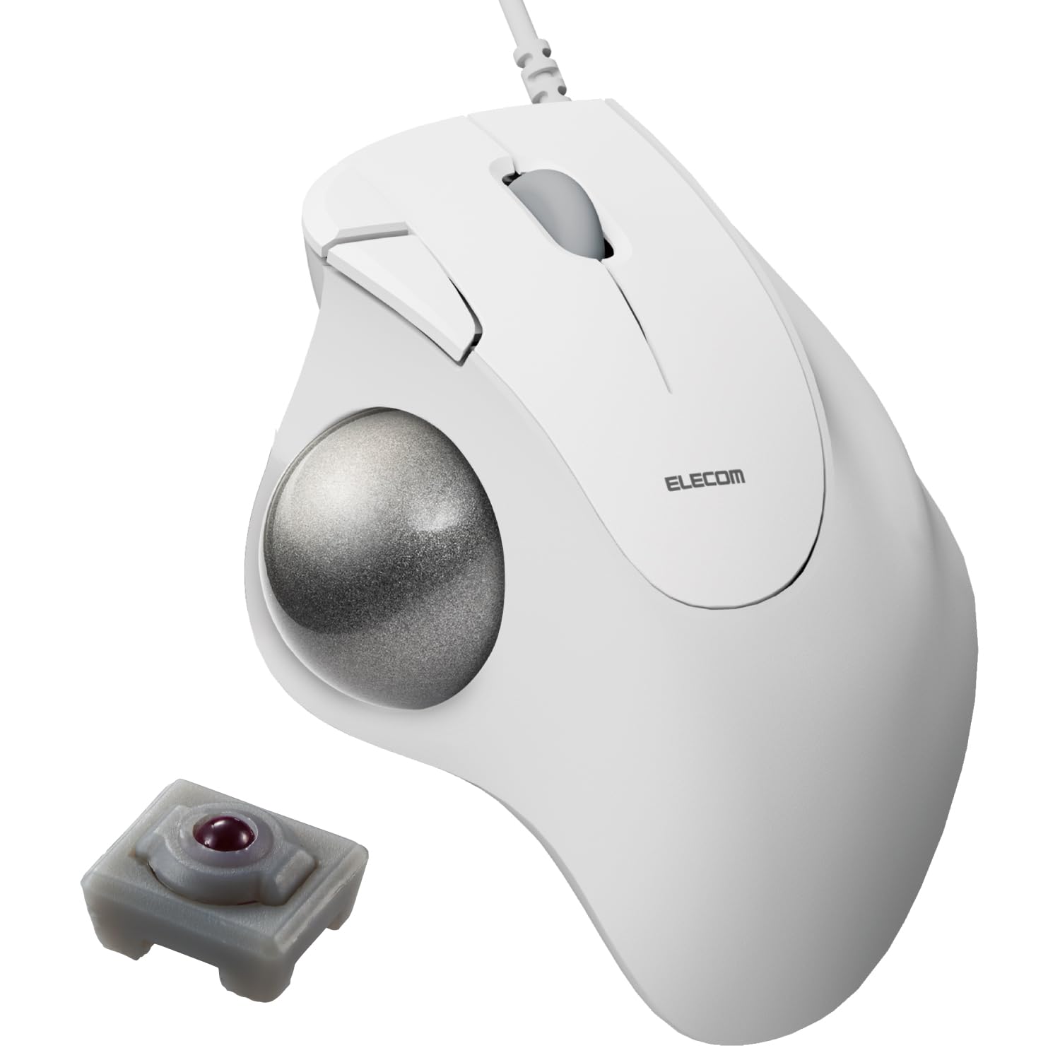 ELECOM Wired Trackball Mouse IST Thumb Operation 36mm Ball Artificial Ruby Support 5 Buttons Windows Mac Chromebook White M-IT10URWH білий
ELECOM Wired Trackball Mouse IST Thumb Operation 36mm Ball Artificial Ruby Support 5 Buttons Windows Mac Chromebook White M-IT10URWH білий