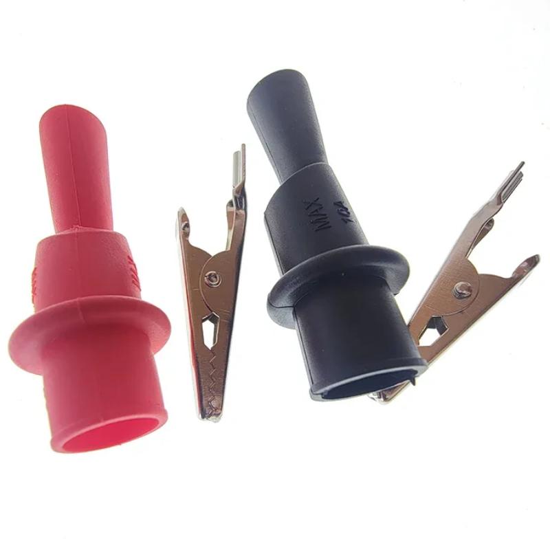 1 Set Alligator Crocodile Test Clips Clamps for Multimeter Tester Probe Electrical Clamp Testing Probe Meter Alligator Test Clips
1 Set Alligator Crocodile Test Clips Clamps for Multimeter Tester Probe Electrical Clamp Testing Probe Meter Alligator Test Clips