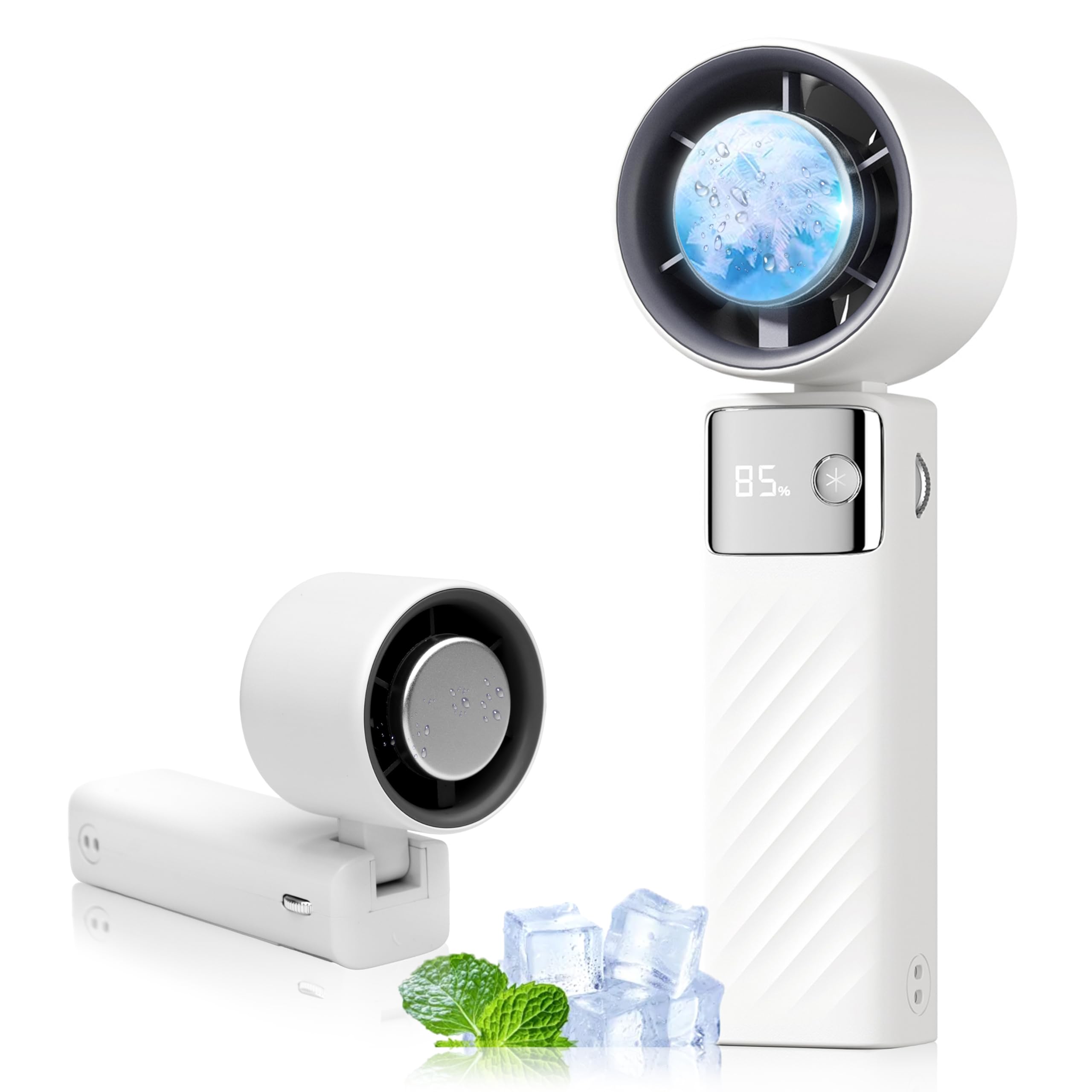 KANIYA Handy Portable Fan with Cooling Plate and LED Stepless Foldable Mini USB Strong Instant Heatstroke Heat Relief Fan, Display, 1-199 Adjustment, білий
KANIYA Handy Portable Fan with Cooling Plate and LED Stepless Foldable Mini USB Strong Instant Heatstroke Heat Relief Fan, Display, 1-199 Adjustment, білий