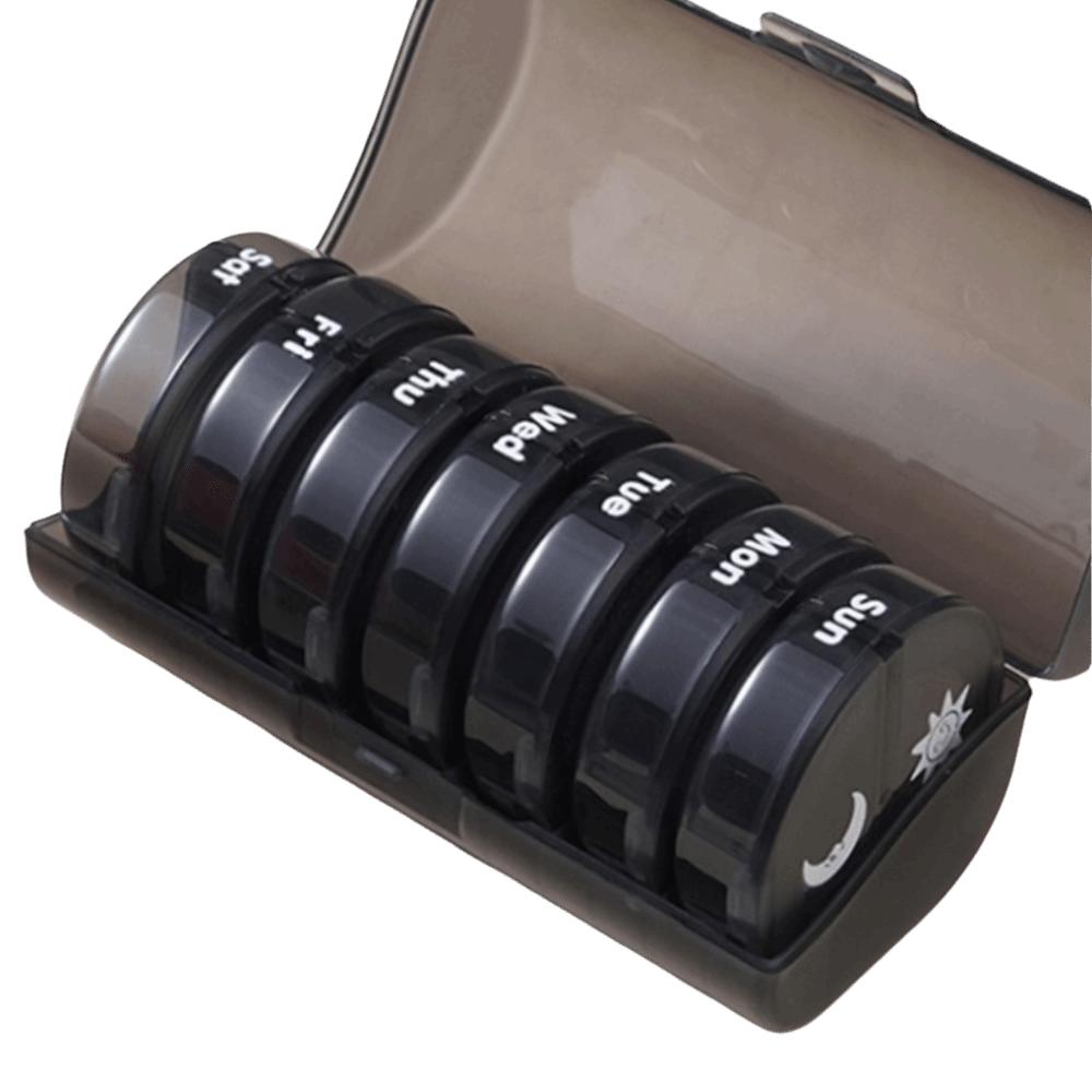 Dustproof Weekly Pill Organizer Large Compartments Moisture-proof Pill Storage Container Travel Pill Box At Time First Aid Kit чорний
Dustproof Weekly Pill Organizer Large Compartments Moisture-proof Pill Storage Container Travel Pill Box At Time First Aid Kit чорний