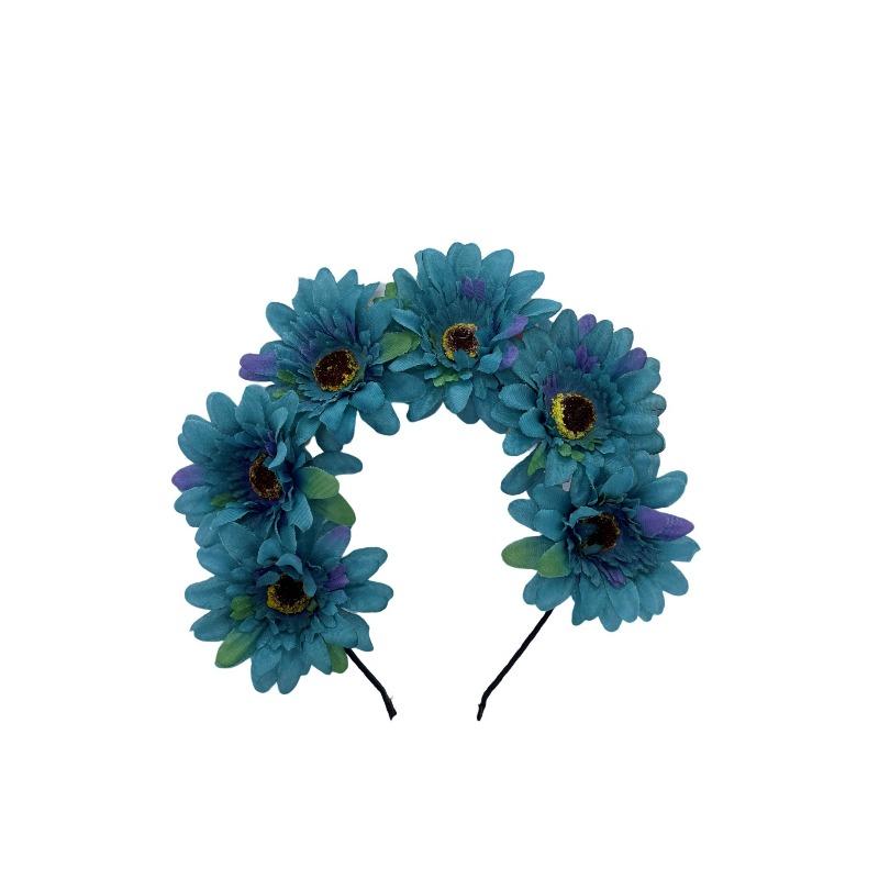 New gerbera headband, simulated chrysanthemum headdress, stage performance flower dress
New gerbera headband, simulated chrysanthemum headdress, stage performance flower dress