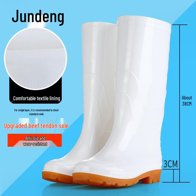 Военного стиля Нескользящие Белые Резиновые Сапоги для Мужчин и Женщин - Утолщенные Забродные Рабочие Сапоги 41
Военного стиля Нескользящие Белые Резиновые Сапоги для Мужчин и Женщин - Утолщенные Забродные Рабочие Сапоги 41