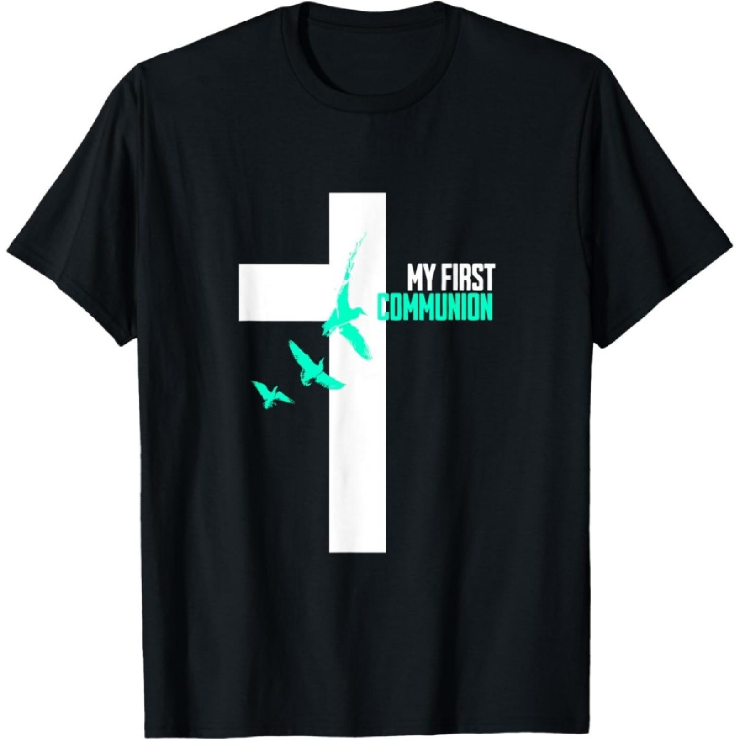 My First Communion Cross Catholic Flying Doves 1st Communion T-Shirt XXXXXL чорний
My First Communion Cross Catholic Flying Doves 1st Communion T-Shirt XXXXXL чорний