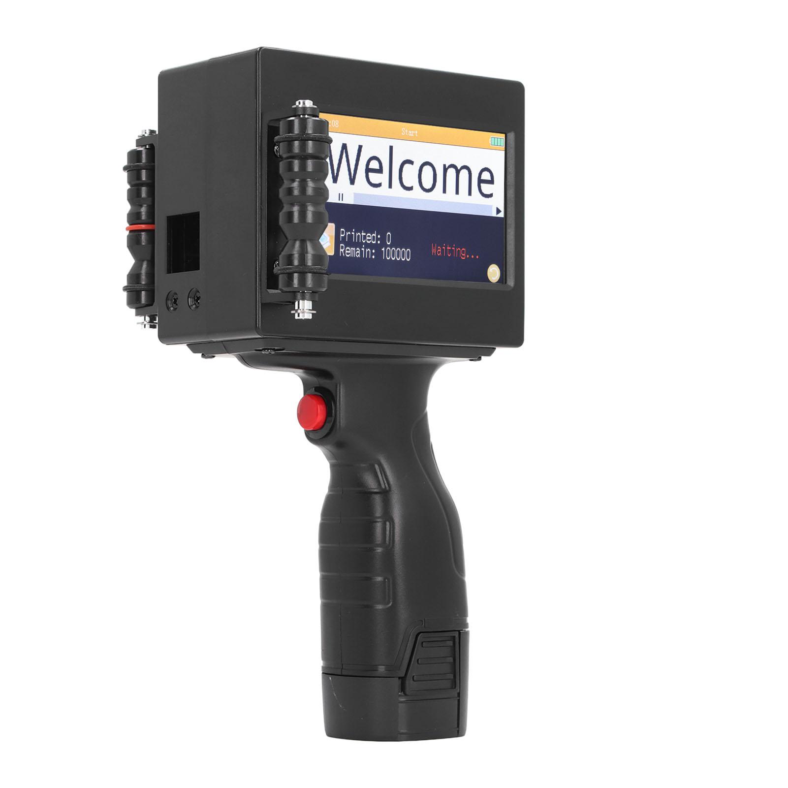 Handheld Inkjet Printer 4.3 Inch Touch Screen 12.7mm Portable Coding Machine for Label Barcode KD480 100‑240V US Plug
Handheld Inkjet Printer 4.3 Inch Touch Screen 12.7mm Portable Coding Machine for Label Barcode KD480 100‑240V US Plug