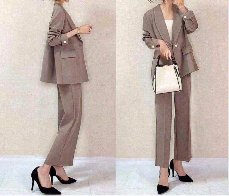 Japanese Style Autumn/Winter Commuter Suit Set: Jacket + Pants Large
Japanese Style Autumn/Winter Commuter Suit Set: Jacket + Pants Large