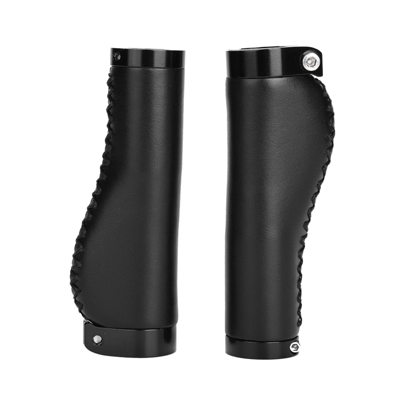 1 Pair PU Leather Mountain Bike Folding Bicycle Cycling Lockable Handle Grips (Black)
1 Pair PU Leather Mountain Bike Folding Bicycle Cycling Lockable Handle Grips (Black)
