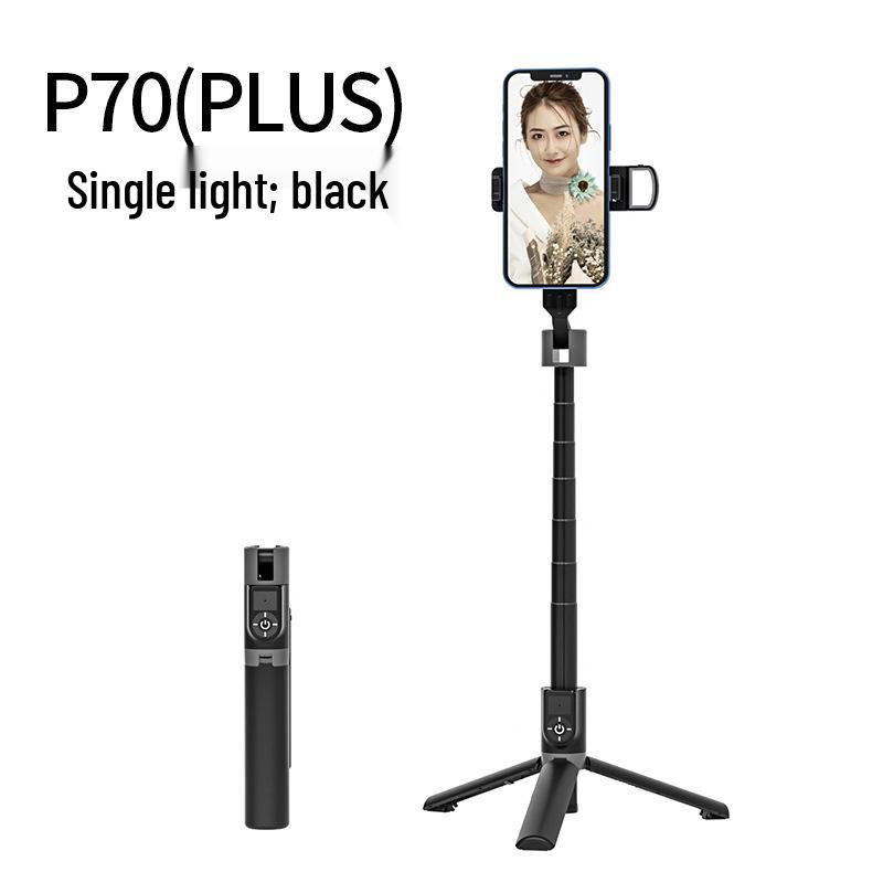 Bluetooth Selfie Stick with Fill Light, Phone Holder, and Mini Tripod
Bluetooth Selfie Stick with Fill Light, Phone Holder, and Mini Tripod