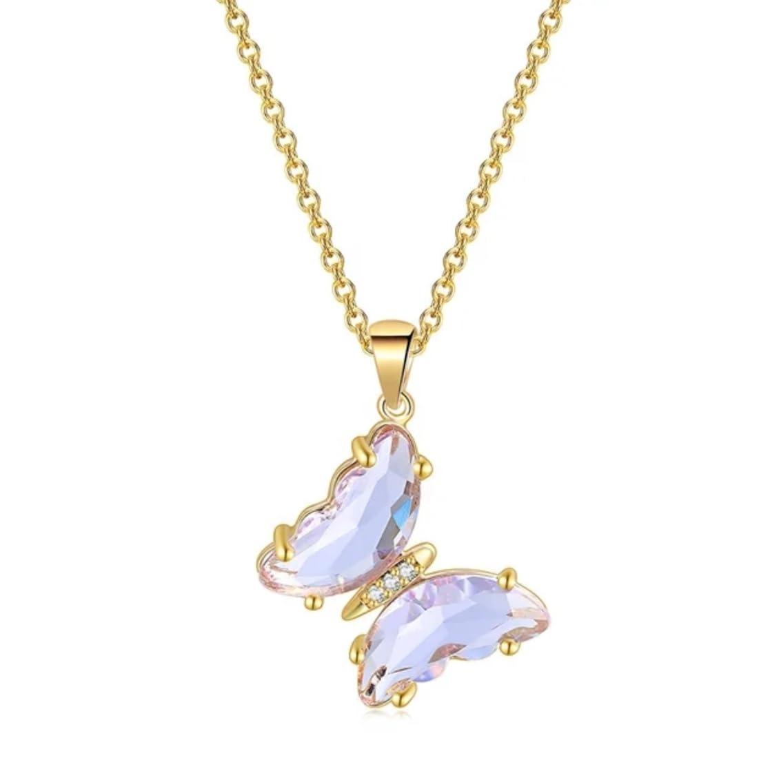 Rose Gold Plated Stylish Butterfly Jewellery Necklace Set for Women, Birthday Gift for girls and women Onesize
Rose Gold Plated Stylish Butterfly Jewellery Necklace Set for Women, Birthday Gift for girls and women Onesize