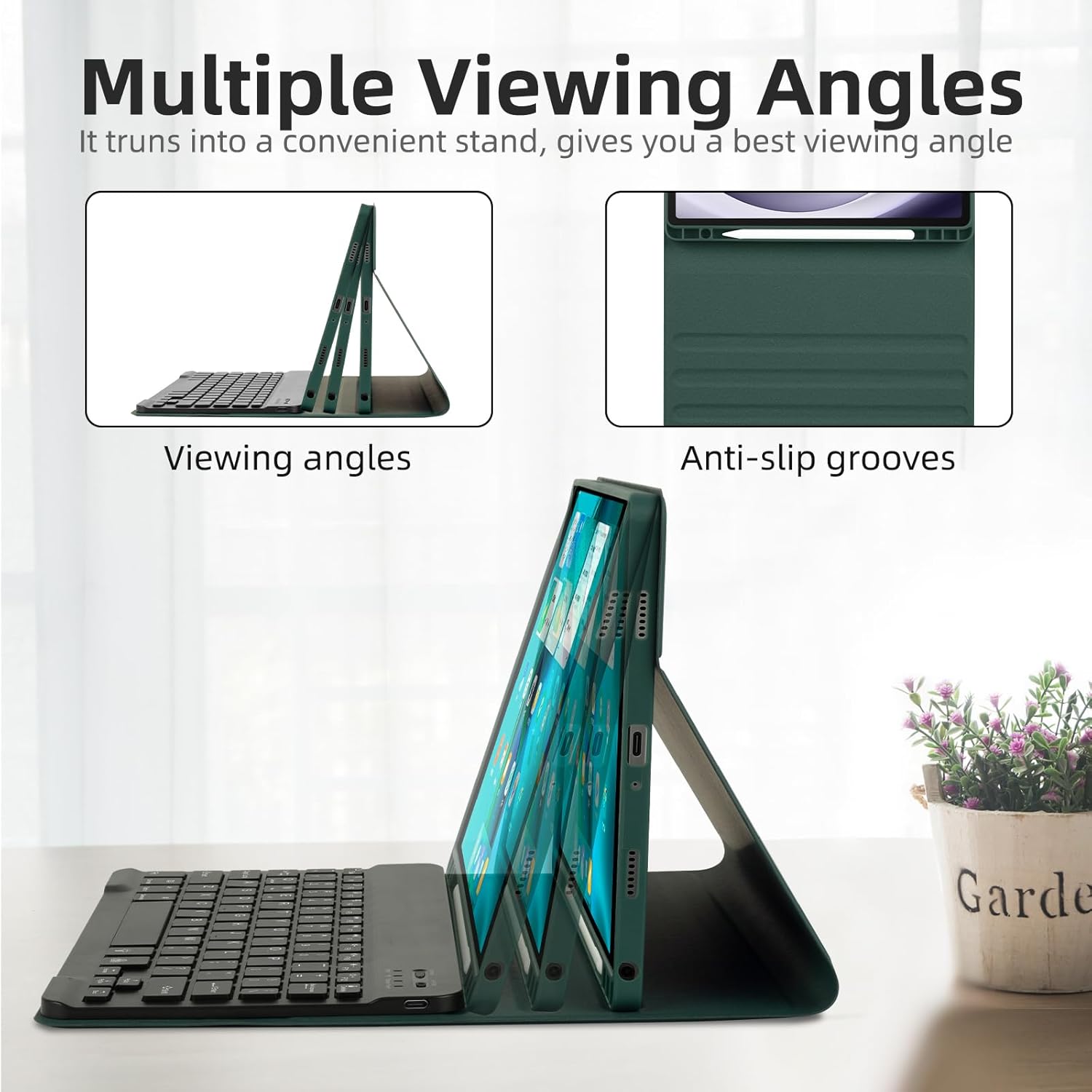 RGB-X210D For Samsung Galaxy Tab A9+ SM-X210/X216/X218 RGB Backlit Bluetooth-compatible Keyboard Leather Tablet Case+Wireless Mouse Green
RGB-X210D For Samsung Galaxy Tab A9+ SM-X210/X216/X218 RGB Backlit Bluetooth-compatible Keyboard Leather Tablet Case+Wireless Mouse Green
