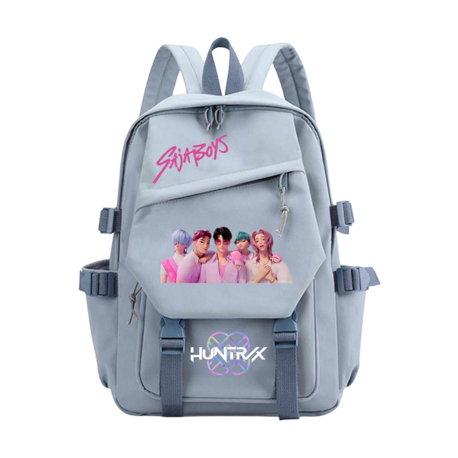 Рюкзак, Снова в школу, Мультяшный Милый Дорожный Рюкзак с Принтом, Периферийный Двуплечевой Рюкзак для Подростков, Студентов, Мальчиков и Девочек One Size синий