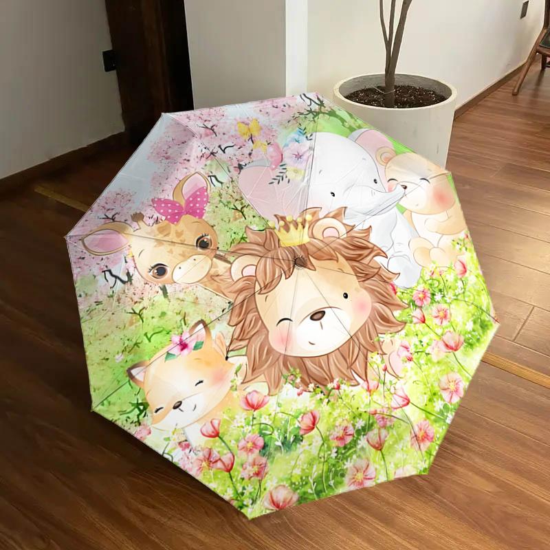Charming Animal Friends Umbrella - Automatic Opening/Closing, Foldable Design, , Perfect Gift for Fans, Travelers, Daily Use, Festive Presen
Charming Animal Friends Umbrella - Automatic Opening/Closing, Foldable Design, , Perfect Gift for Fans, Travelers, Daily Use, Festive Presen