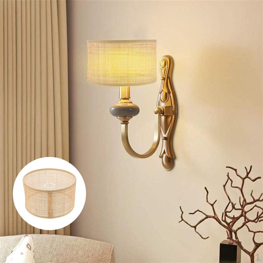 Table Lamp Shade Decor Rustic Style Rattan Weaving Home Decoration for Corridor Teahouse Checkered 22x14cm
Table Lamp Shade Decor Rustic Style Rattan Weaving Home Decoration for Corridor Teahouse Checkered 22x14cm