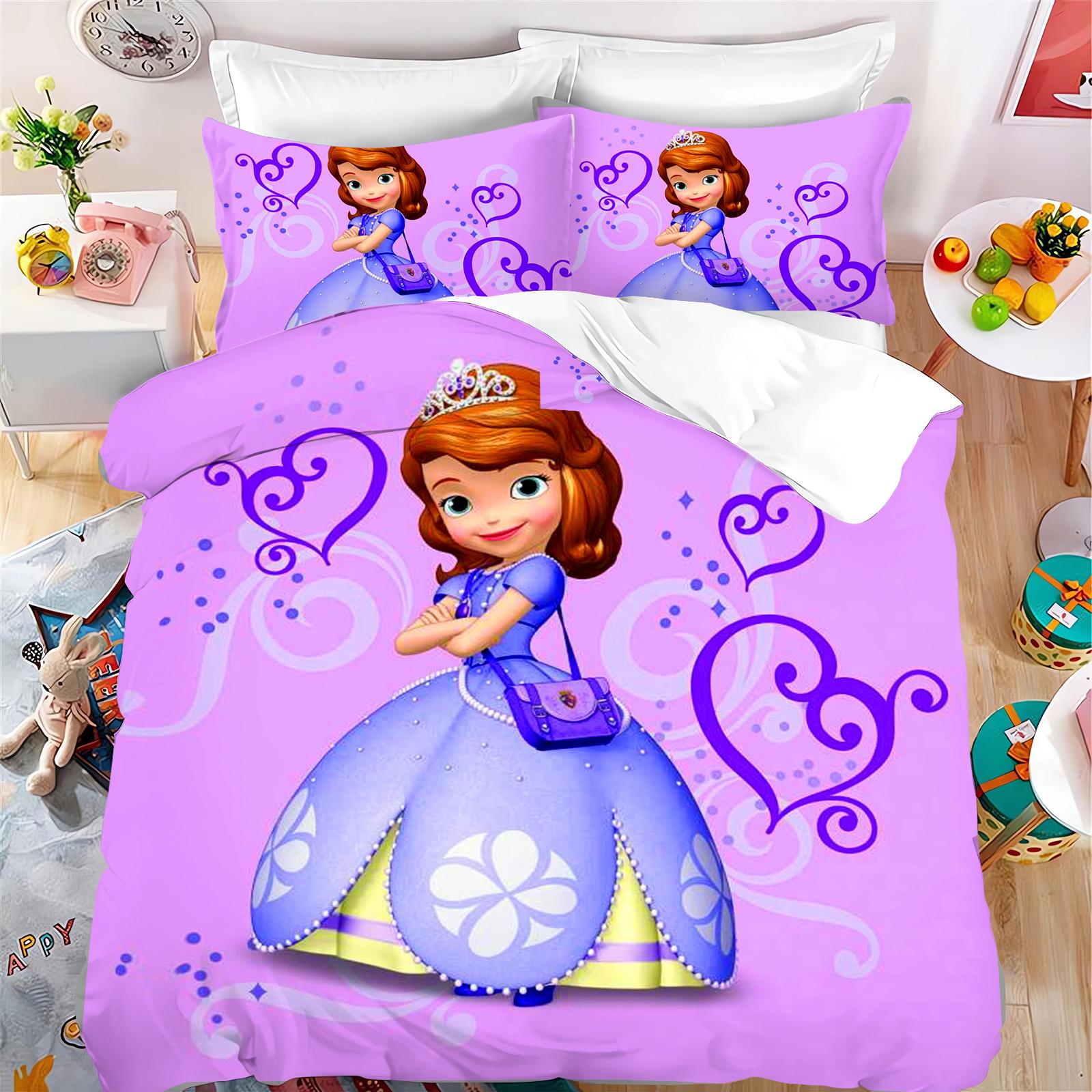 Princess Cartoon Print Duvet Cover Set, Zipper Closure Cozy Home Bedding, Perfect Gift for Girls Kids Bedroom 135x200cm
Princess Cartoon Print Duvet Cover Set, Zipper Closure Cozy Home Bedding, Perfect Gift for Girls Kids Bedroom 135x200cm