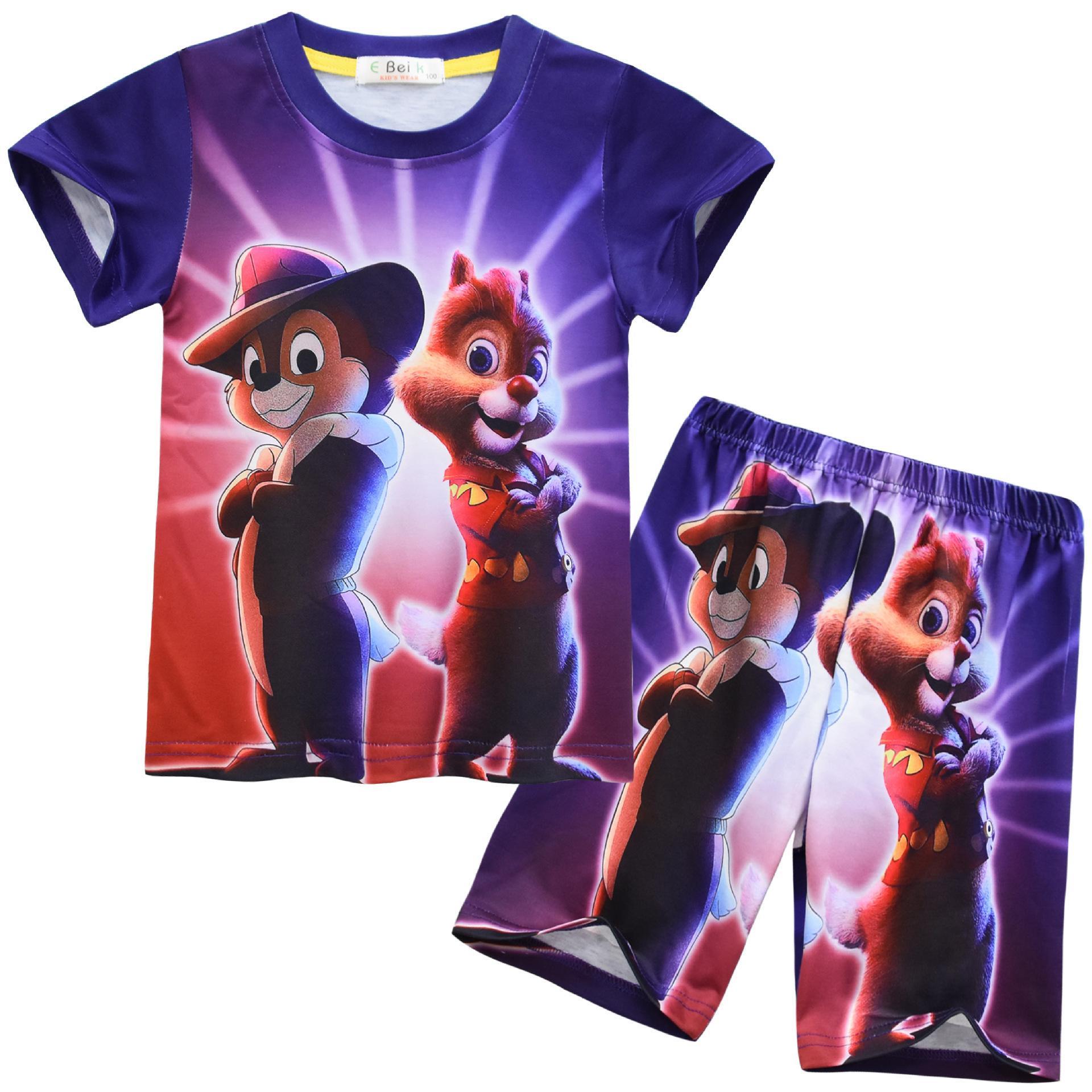 Cartoon Digital Printing, Middle-Aged And Older Children S Casual Short-Sleeved Loungewear Set 9053 110
Cartoon Digital Printing, Middle-Aged And Older Children S Casual Short-Sleeved Loungewear Set 9053 110