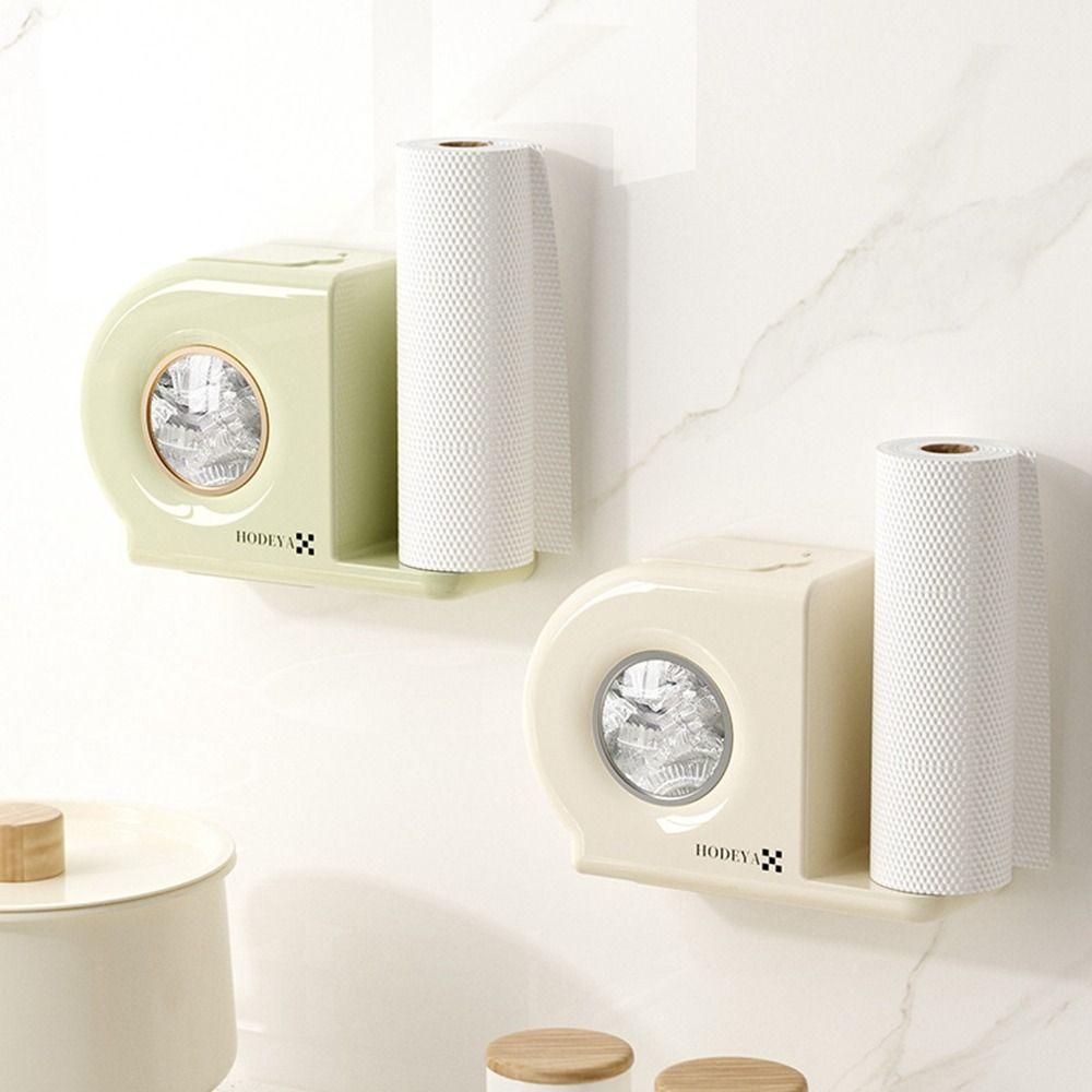 Wall Mounted 2-in-1 Cling Film Storage Box Punch Free Paper Towel Holder Home
Wall Mounted 2-in-1 Cling Film Storage Box Punch Free Paper Towel Holder Home