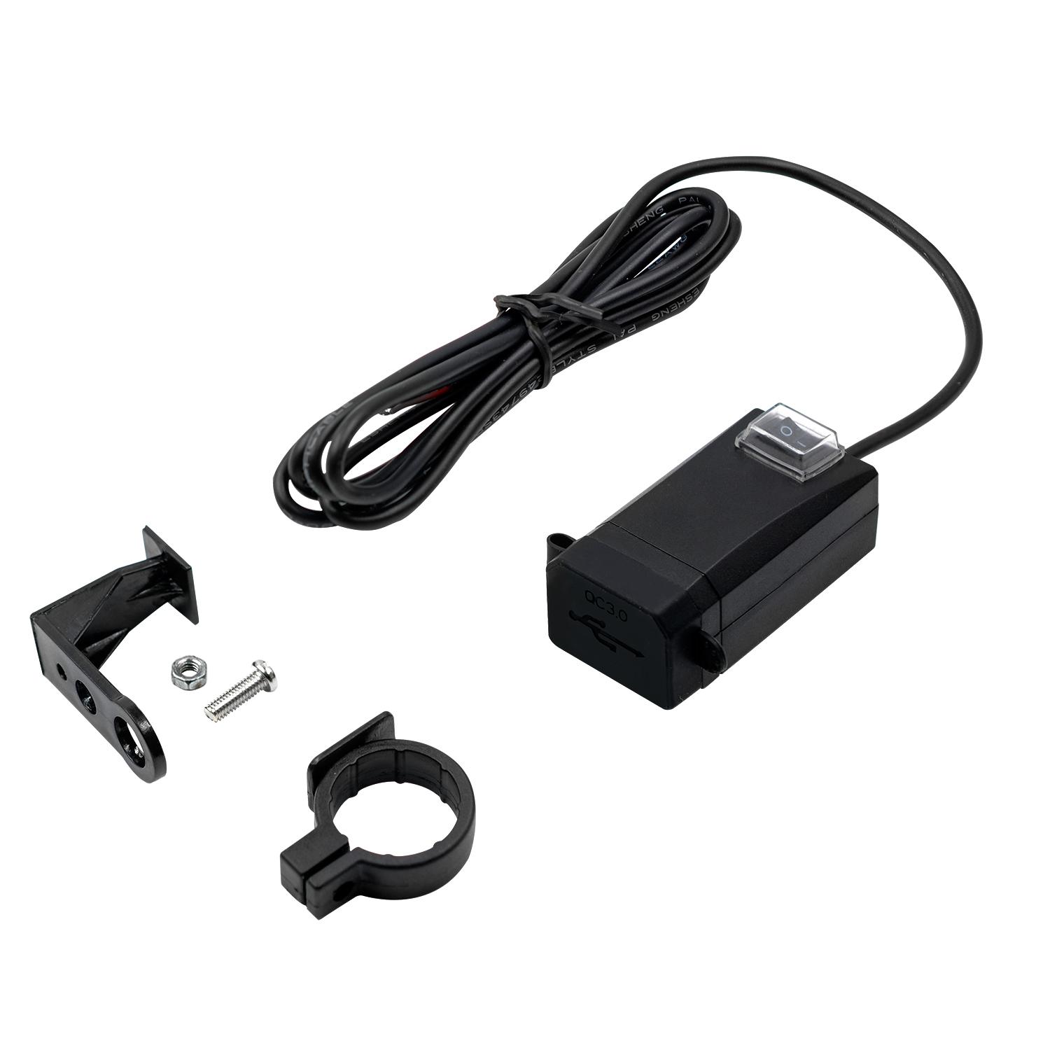 Двойное зарядное устройство USB для мотоцикла, зарядное устройство USB для телефона мощностью 24 Вт, водонепроницаемый USB-адаптер для руля мотоцикла, быстрая зарядка, двойное зарядное устройство USB для мотоцикла 12 В/24 В 2.95*2.24*5.88cm чёрный
Двойное зарядное устройство USB для мотоцикла, зарядное устройство USB для телефона мощностью 24 Вт, водонепроницаемый USB-адаптер для руля мотоцикла, быстрая зарядка, двойное зарядное устройство USB для мотоцикла 12 В/24 В 2.95*2.24*5.88cm чёрный