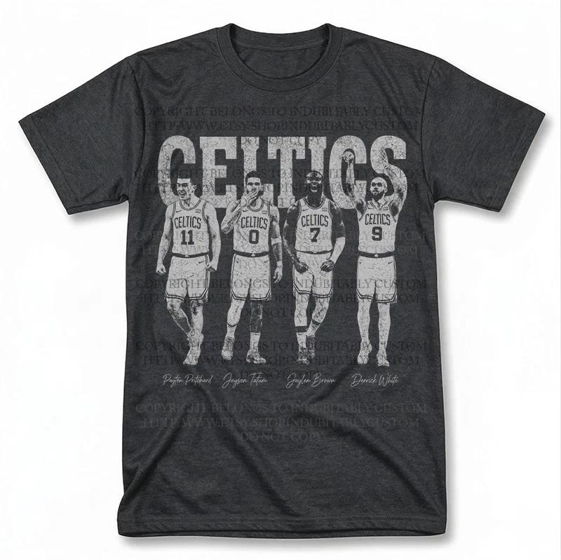 Boston Celtics Tatum Brown White Graphic T shirt Vantage Basketball Fan Tee S
Boston Celtics Tatum Brown White Graphic T shirt Vantage Basketball Fan Tee S
