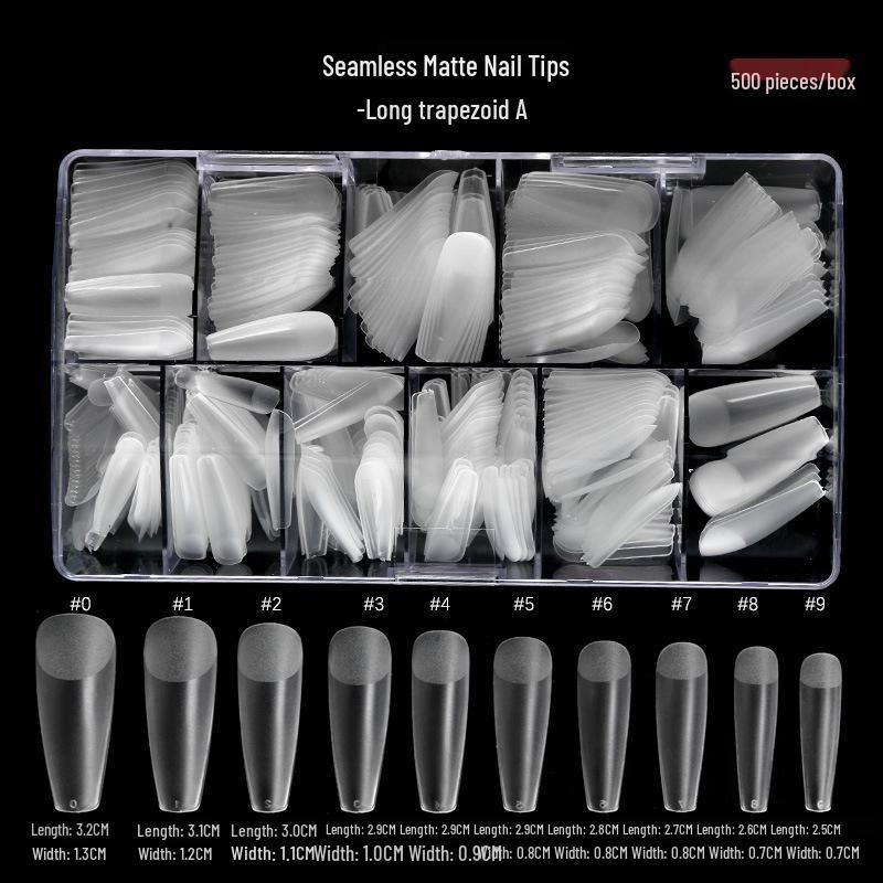 Nail Art Matte Almond Water Drop Tips - 500 Seamless Pieces for Full/Half Extensions
Nail Art Matte Almond Water Drop Tips - 500 Seamless Pieces for Full/Half Extensions