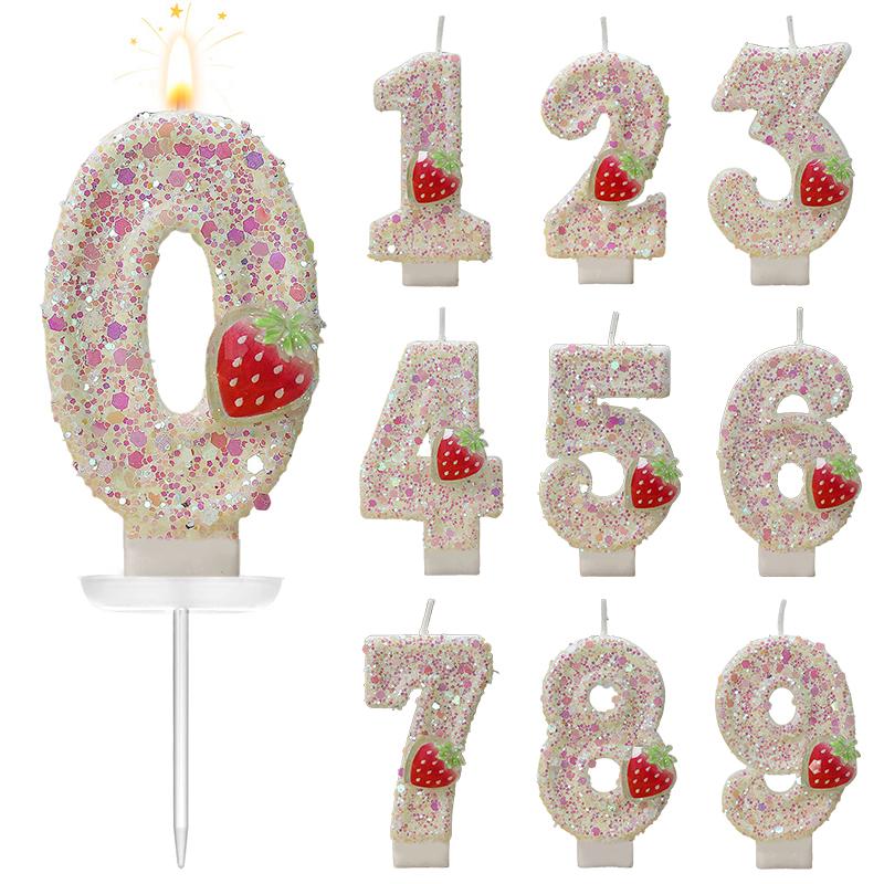 1PC Reusable Birthday Candles Candle Strawberry-Scented Celebration Candles Kids Birthday Party Essentials 7.5x4cm
1PC Reusable Birthday Candles Candle Strawberry-Scented Celebration Candles Kids Birthday Party Essentials 7.5x4cm