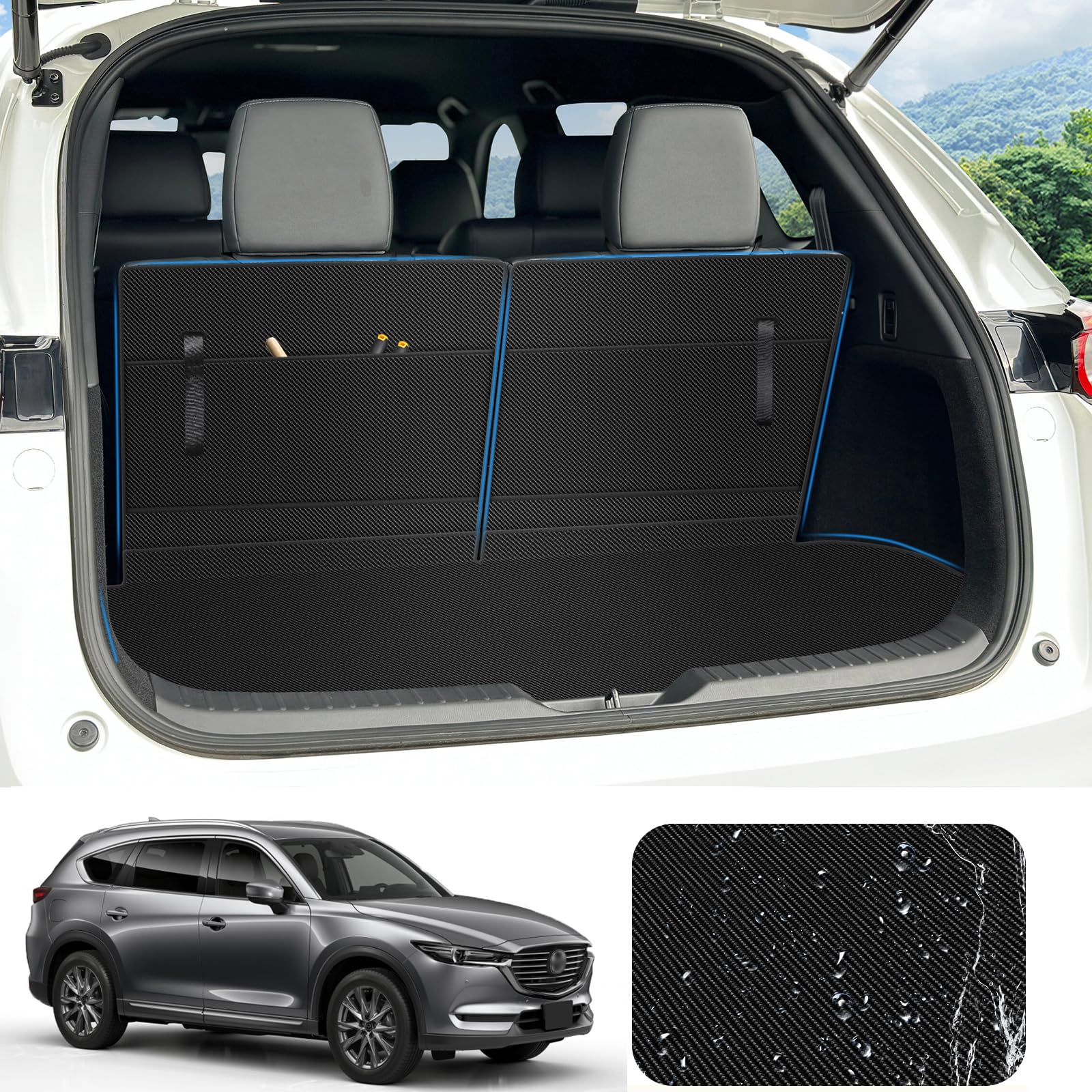 Коврик для багажа YORKNEIC Mazda серии KG совместим с автомобилями Seater, чехол для спинки сиденья cx8, коврик для багажника, чехол для спинки сиденья, задний коврик, материал из синтетической кожи
Коврик для багажа YORKNEIC Mazda серии KG совместим с автомобилями Seater, чехол для спинки сиденья cx8, коврик для багажника, чехол для спинки сиденья, задний коврик, материал из синтетической кожи