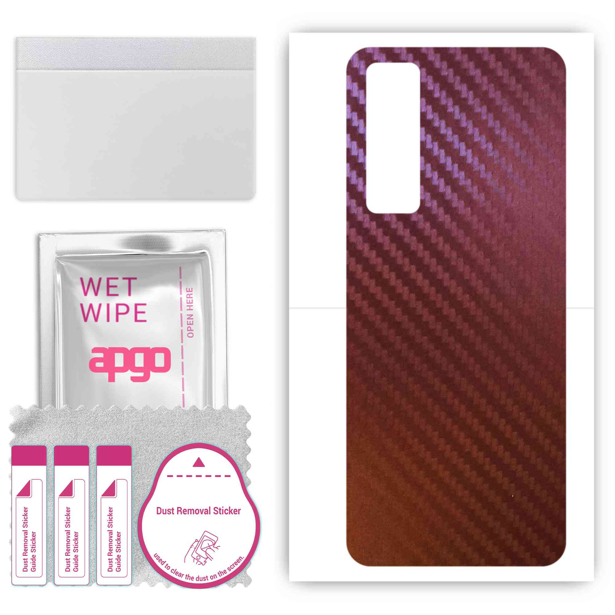 apgo skin sticker film foil vinyl for the BACK compatible with Huawei nova 7 5G, scratch-resistant, easy to install - Carbon Chameleon CAKA5
apgo skin sticker film foil vinyl for the BACK compatible with Huawei nova 7 5G, scratch-resistant, easy to install - Carbon Chameleon CAKA5