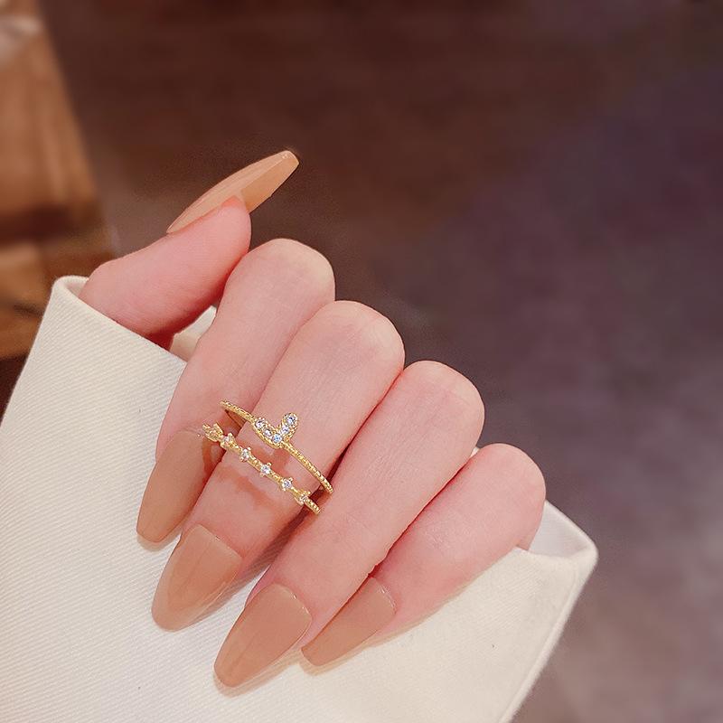 Кольцо Trendy Love с двойным слоем циркона: Модное, высококачественное, открытое кольцо на указательный палец для женщин. Adjustable Open Ring
Кольцо Trendy Love с двойным слоем циркона: Модное, высококачественное, открытое кольцо на указательный палец для женщин. Adjustable Open Ring