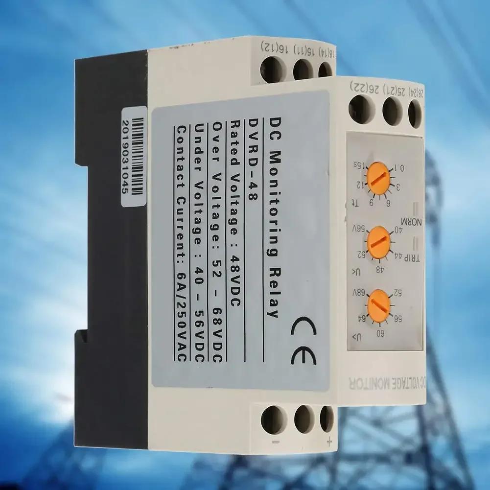 Overvoltage And Undervoltage Protector DC12V 24V 36V 48V For DVRD Surge/undervoltage Protection Relay Voltage Protection DC48V
Overvoltage And Undervoltage Protector DC12V 24V 36V 48V For DVRD Surge/undervoltage Protection Relay Voltage Protection DC48V