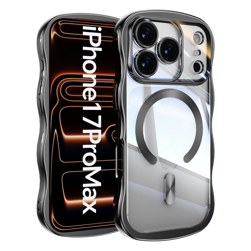 Покрытие Волнистая Рамка Магнитный Чехол Для Телефона Для iPhone 17 Pro Max 16 15 14 13 Гальванизированный Силиконовый Бампер Ударопрочный Прозрачный Мягкий Чехол For iPhone 17 чёрный
Покрытие Волнистая Рамка Магнитный Чехол Для Телефона Для iPhone 17 Pro Max 16 15 14 13 Гальванизированный Силиконовый Бампер Ударопрочный Прозрачный Мягкий Чехол For iPhone 17 чёрный