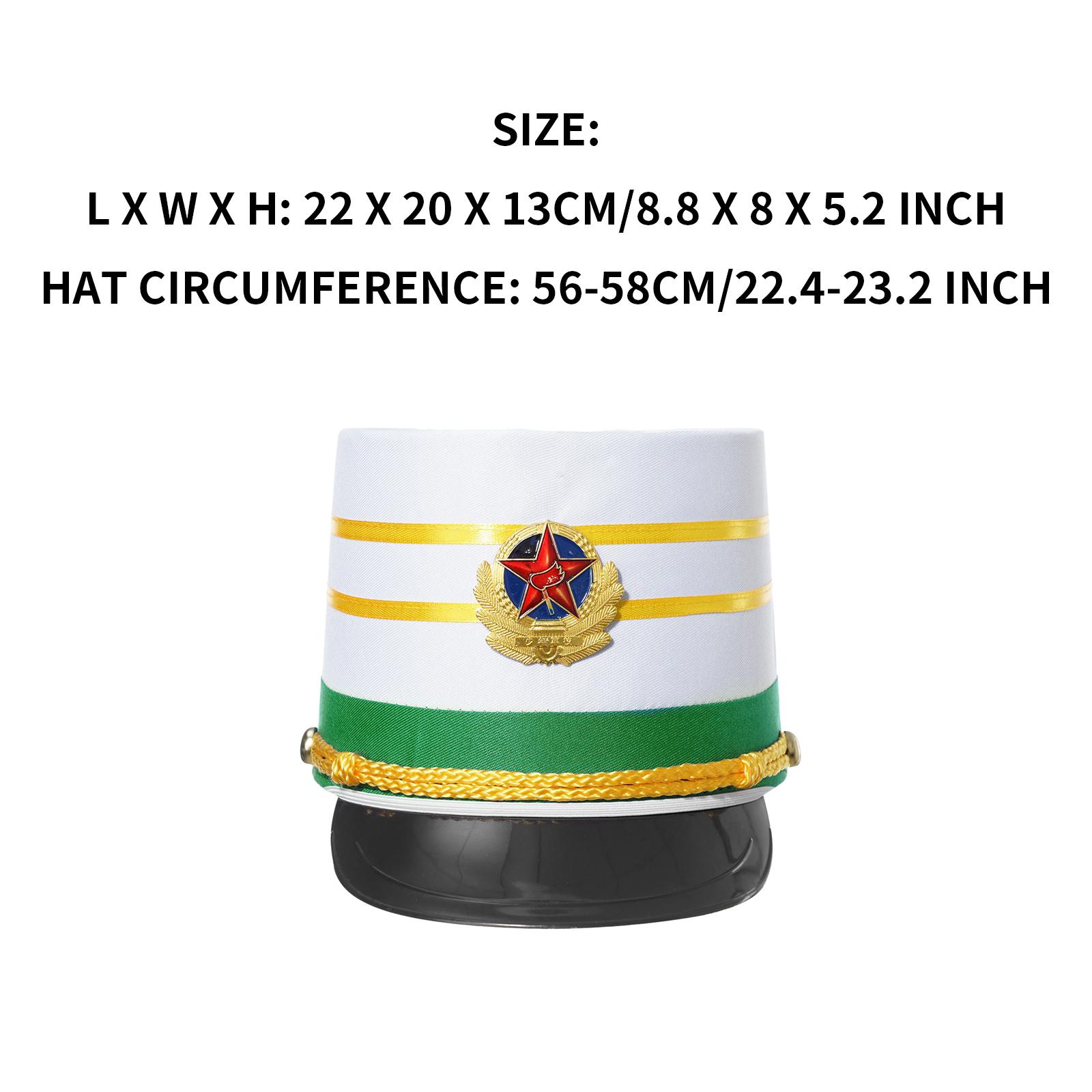 Британская королевская гвардия, шляпа с барабанной головкой для детей и взрослых, Хэллоуин, косплей, солдаты Уильяма, студенты, духовой оркестр, шляпа с поднятым флагом Почетного караула One Size
Британская королевская гвардия, шляпа с барабанной головкой для детей и взрослых, Хэллоуин, косплей, солдаты Уильяма, студенты, духовой оркестр, шляпа с поднятым флагом Почетного караула One Size