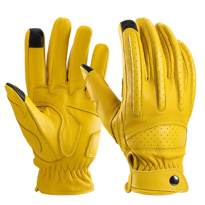Sheepskin riding gloves outdoor anti-drop touch screen sunscreen locomotive gloves breathable electric vehicle off-road motorcycle gloves S(99g±10)
Sheepskin riding gloves outdoor anti-drop touch screen sunscreen locomotive gloves breathable electric vehicle off-road motorcycle gloves S(99g±10)