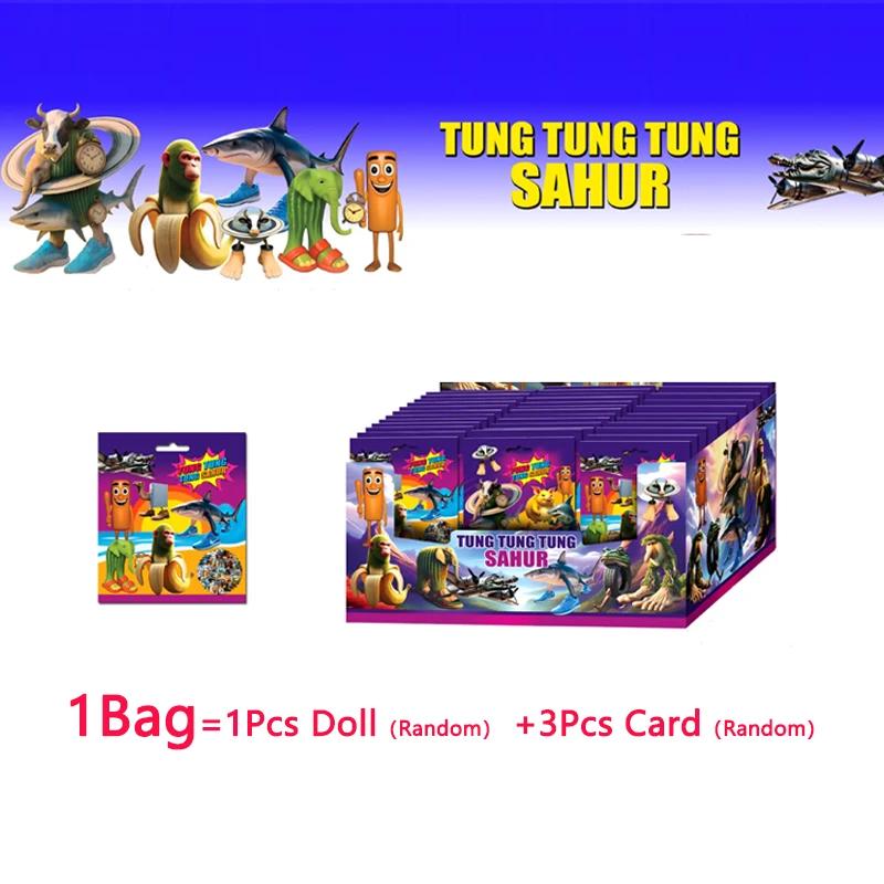Non-Toxic 1Pc Italian Brainrot Blind Bag Toys Mystery Box Tung Tung Tung Sahur 1Pc Doll &3Pcs Card Sets Funny Model Kids Blind Pouch Gifts
Non-Toxic 1Pc Italian Brainrot Blind Bag Toys Mystery Box Tung Tung Tung Sahur 1Pc Doll &3Pcs Card Sets Funny Model Kids Blind Pouch Gifts