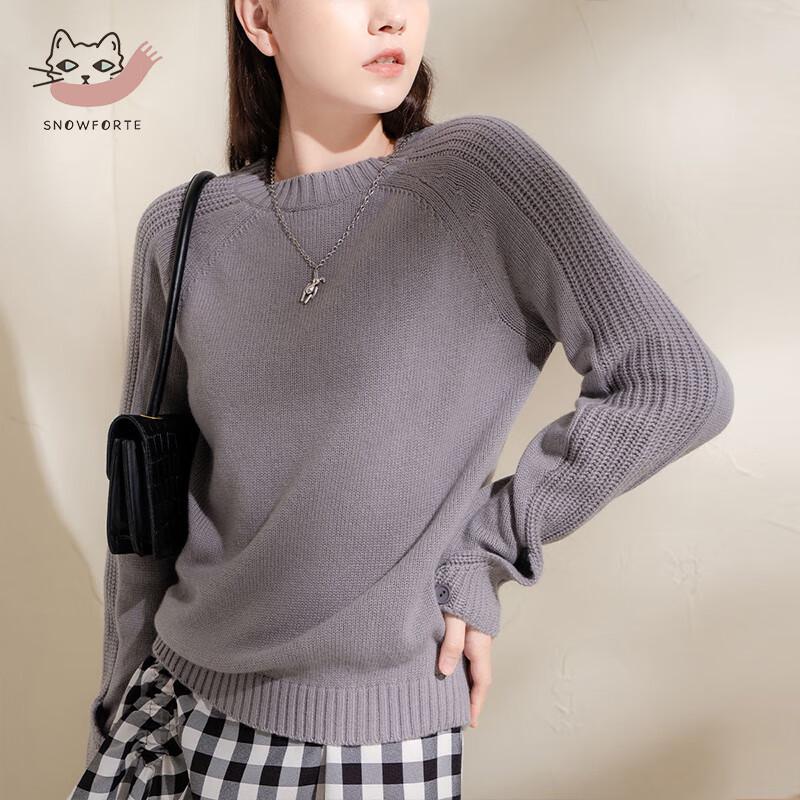 Женский свитер из смесовой шерсти с круглым вырезом S
Женский свитер из смесовой шерсти с круглым вырезом S