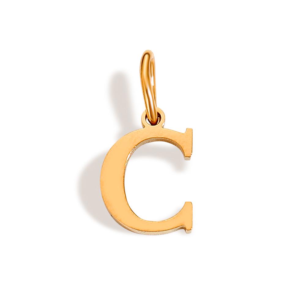 Chi Hang Stainless Steel Letter Pendant Bracelet & Necklace Set - Customizable English Charm DIY Jewelry Accessories Gold
Chi Hang Stainless Steel Letter Pendant Bracelet & Necklace Set - Customizable English Charm DIY Jewelry Accessories Gold
