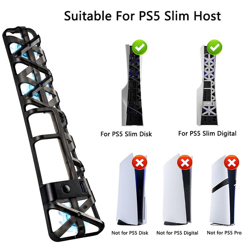Для PS5 Slim Cooling Fan со светодиодной подсветкой для PlayStation 5 Slim Disc и Digital Editions Cooling System Cooler Base Accessories белый
Для PS5 Slim Cooling Fan со светодиодной подсветкой для PlayStation 5 Slim Disc и Digital Editions Cooling System Cooler Base Accessories белый