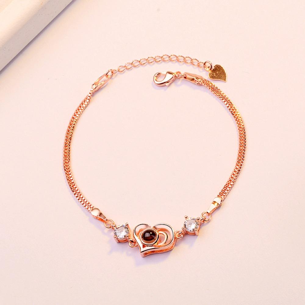 Love Heart Bracelet I Love You Memory Jewelry Romantic Gift for Women Valentines Day Present
Love Heart Bracelet I Love You Memory Jewelry Romantic Gift for Women Valentines Day Present