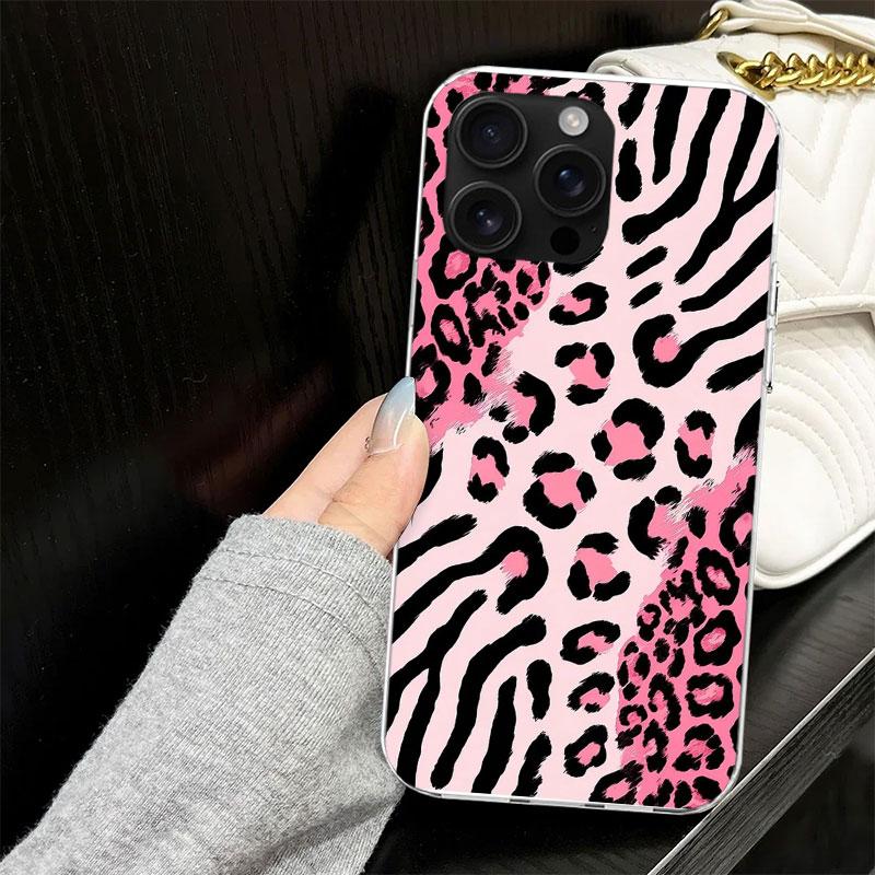 Pink Leopard Print Case for iPhone 13 12 Mini 11 Pro Max Soft Phone Cover X XS XR 7 SE 8 Plus 6 6S 5 5S Silicone Black Capa iPhone XS Max
Pink Leopard Print Case for iPhone 13 12 Mini 11 Pro Max Soft Phone Cover X XS XR 7 SE 8 Plus 6 6S 5 5S Silicone Black Capa iPhone XS Max