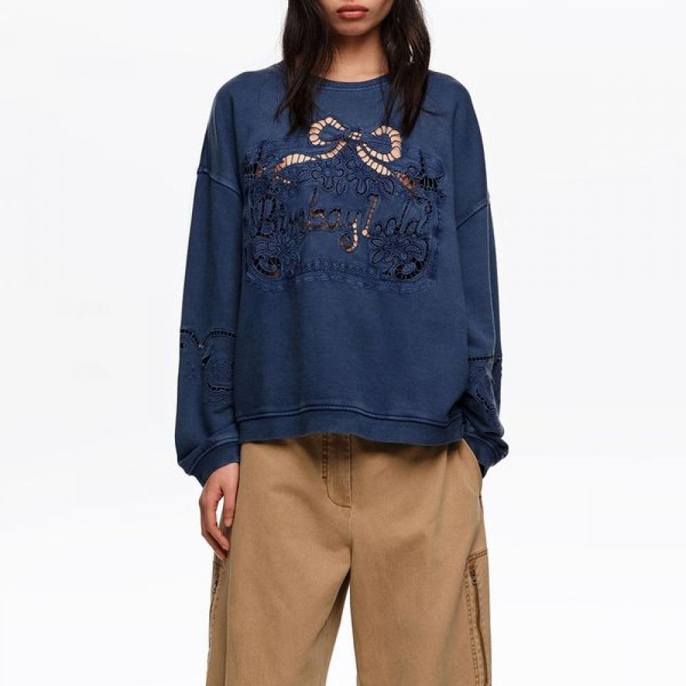 Bimbairolla Sweatshirt Logo Broderie Anglaise Maxi Blue B265awt040ble Blue/ML
Bimbairolla Sweatshirt Logo Broderie Anglaise Maxi Blue B265awt040ble Blue/ML
