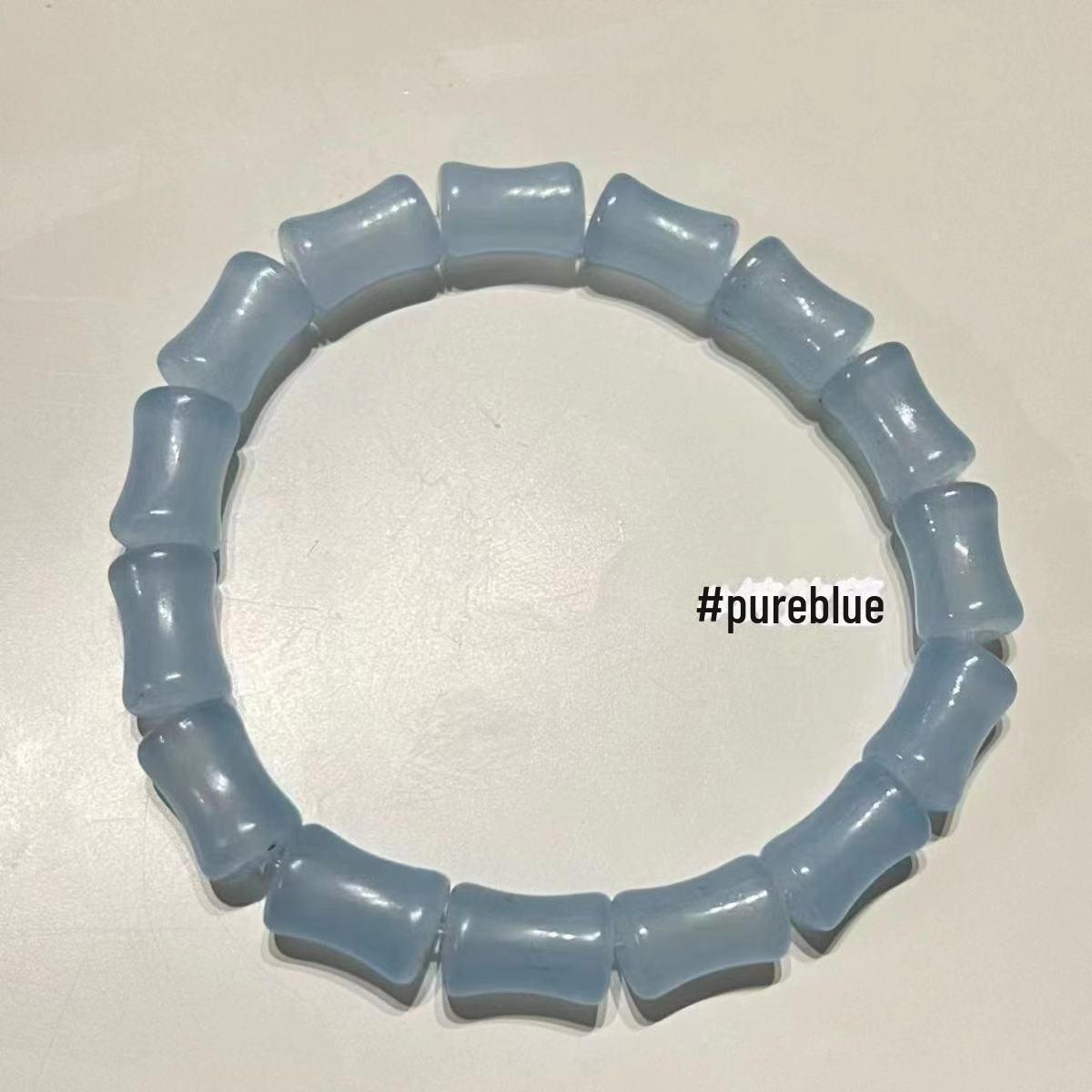 2025 Модный свежий браслет из нефрита и бамбука для женщин - прохладный летний стиль синий
2025 Модный свежий браслет из нефрита и бамбука для женщин - прохладный летний стиль синий