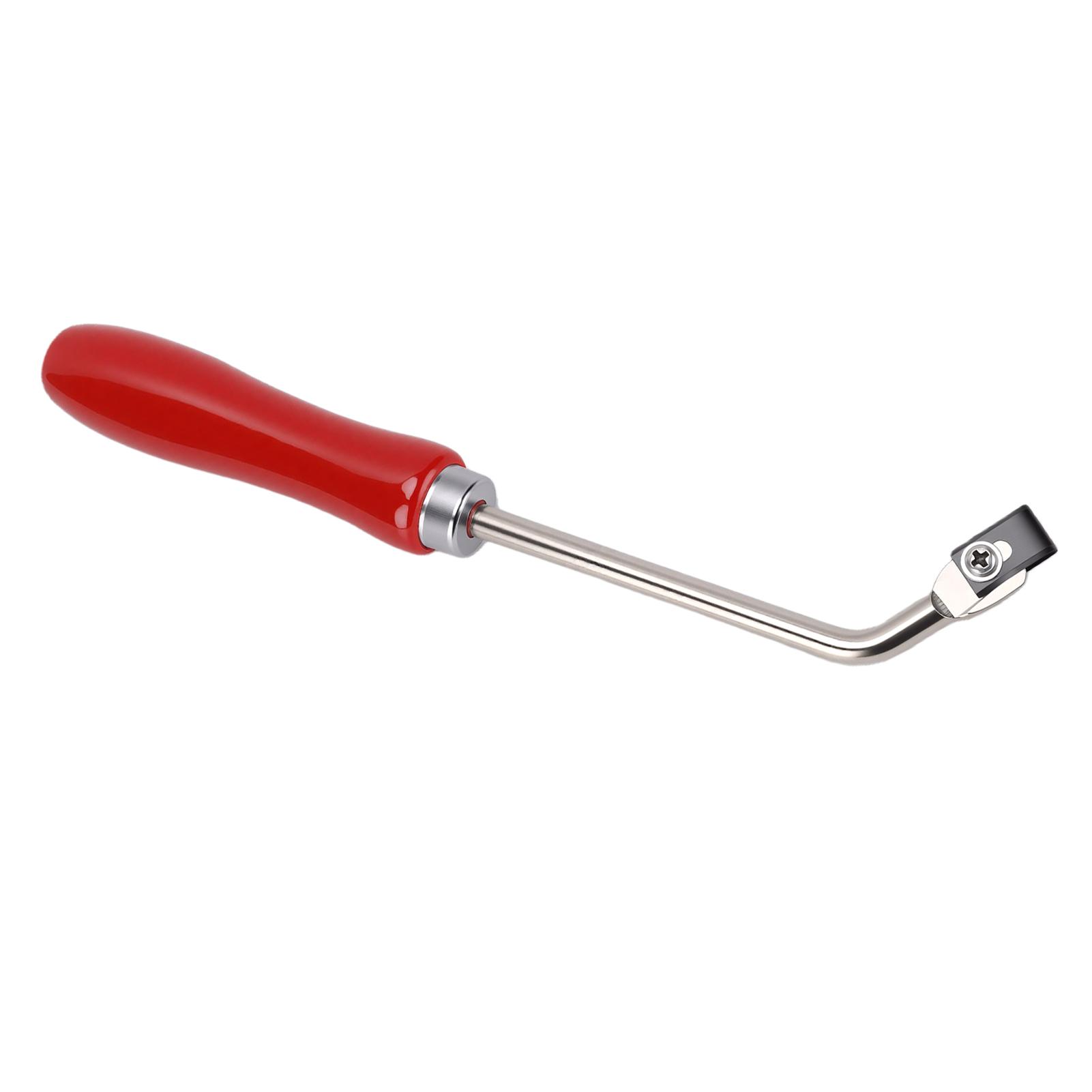 Floor Groover Sturdy Steel Slotting Cutter with 3 Spare Blades for PVC Plastic Floor Installation Red Beech Handle
Floor Groover Sturdy Steel Slotting Cutter with 3 Spare Blades for PVC Plastic Floor Installation Red Beech Handle