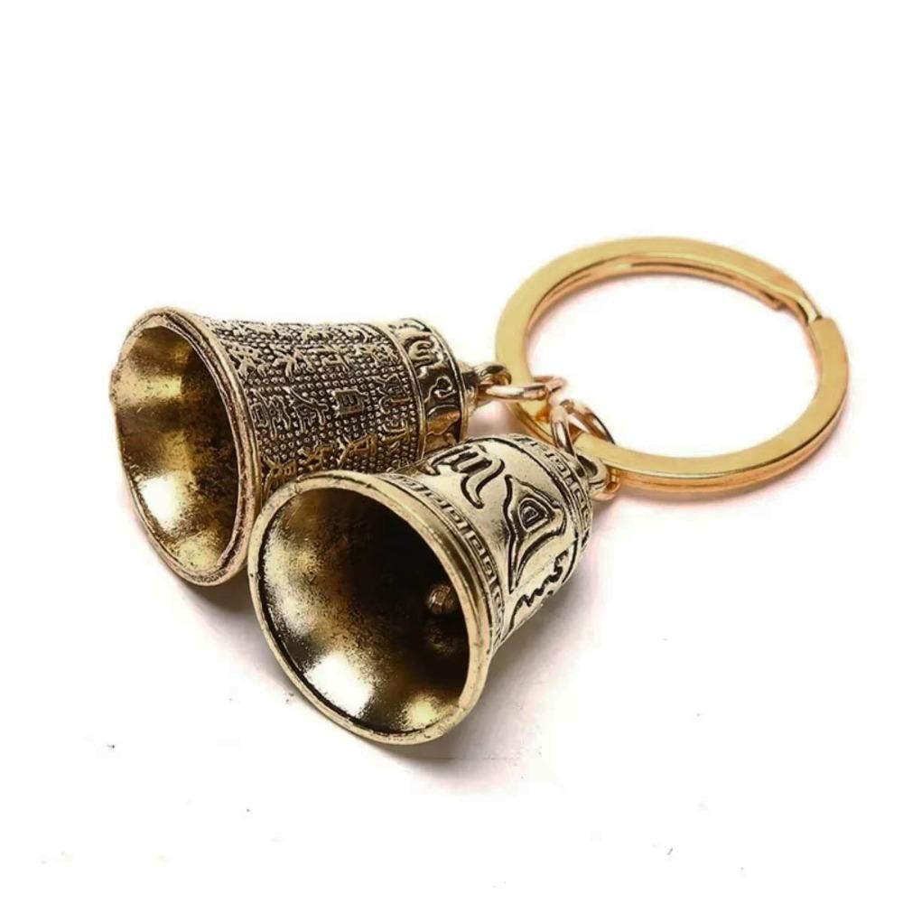 Fashion Six-Character Carved Bell Keyfob Chinese Style Brass Creative Bag Pendant Peaceful Mind Car Hanging Ornaments Party Gift
Fashion Six-Character Carved Bell Keyfob Chinese Style Brass Creative Bag Pendant Peaceful Mind Car Hanging Ornaments Party Gift
