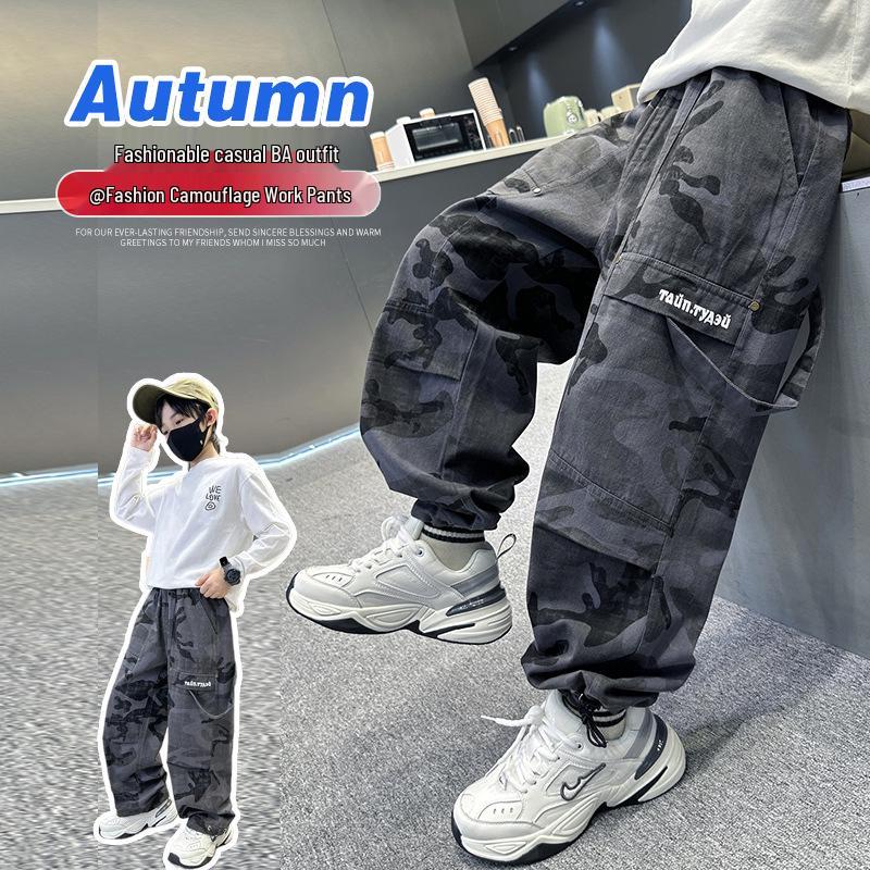 Мальчиковые брюки-джоггеры карго камуфляжной расцветки 2025 - Свободный стиль с широкими штанинами для детей, Идеальны для весны и осени 160 cm камуфляжный/серый
Мальчиковые брюки-джоггеры карго камуфляжной расцветки 2025 - Свободный стиль с широкими штанинами для детей, Идеальны для весны и осени 160 cm камуфляжный/серый